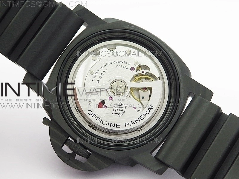 PAM1039 Carbotech VSF 1:1 Best Edition Dark Grey Sail Dial on Rubber Strap P.9010 Clone